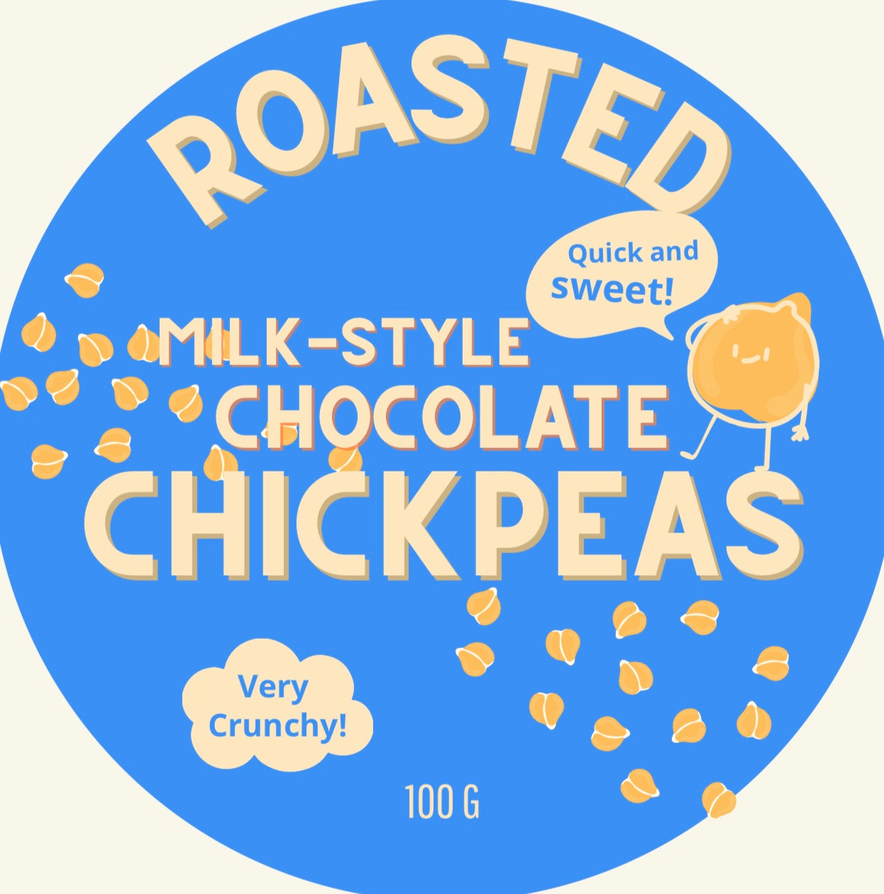 Geroosterde Kikkererwten - Milk-Style Chocolate