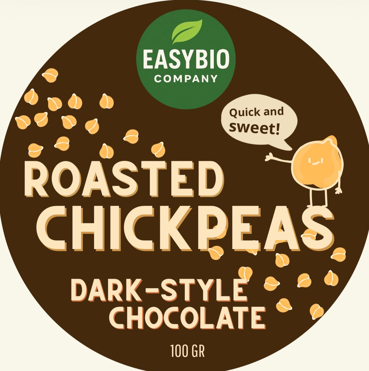 Roasted Chickpeas - Dark-Style Chocolate