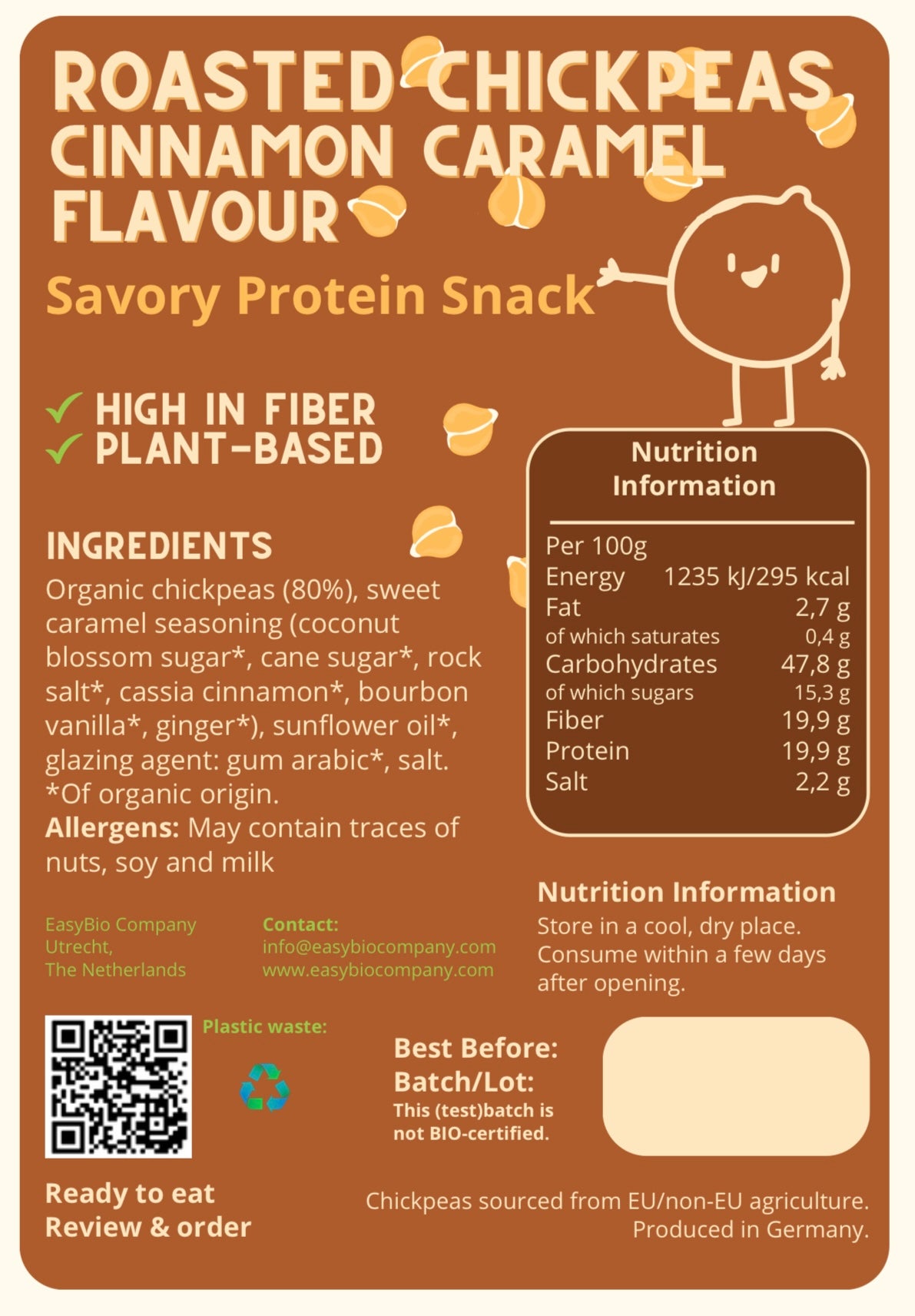 Geroosterde Kikkererwten - Cinnamon Caramel