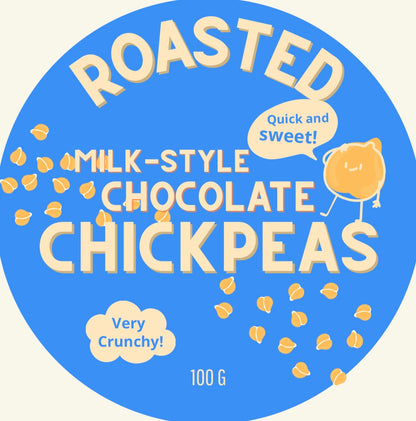 Geroosterde Kikkererwten - Milk-Style Chocolate