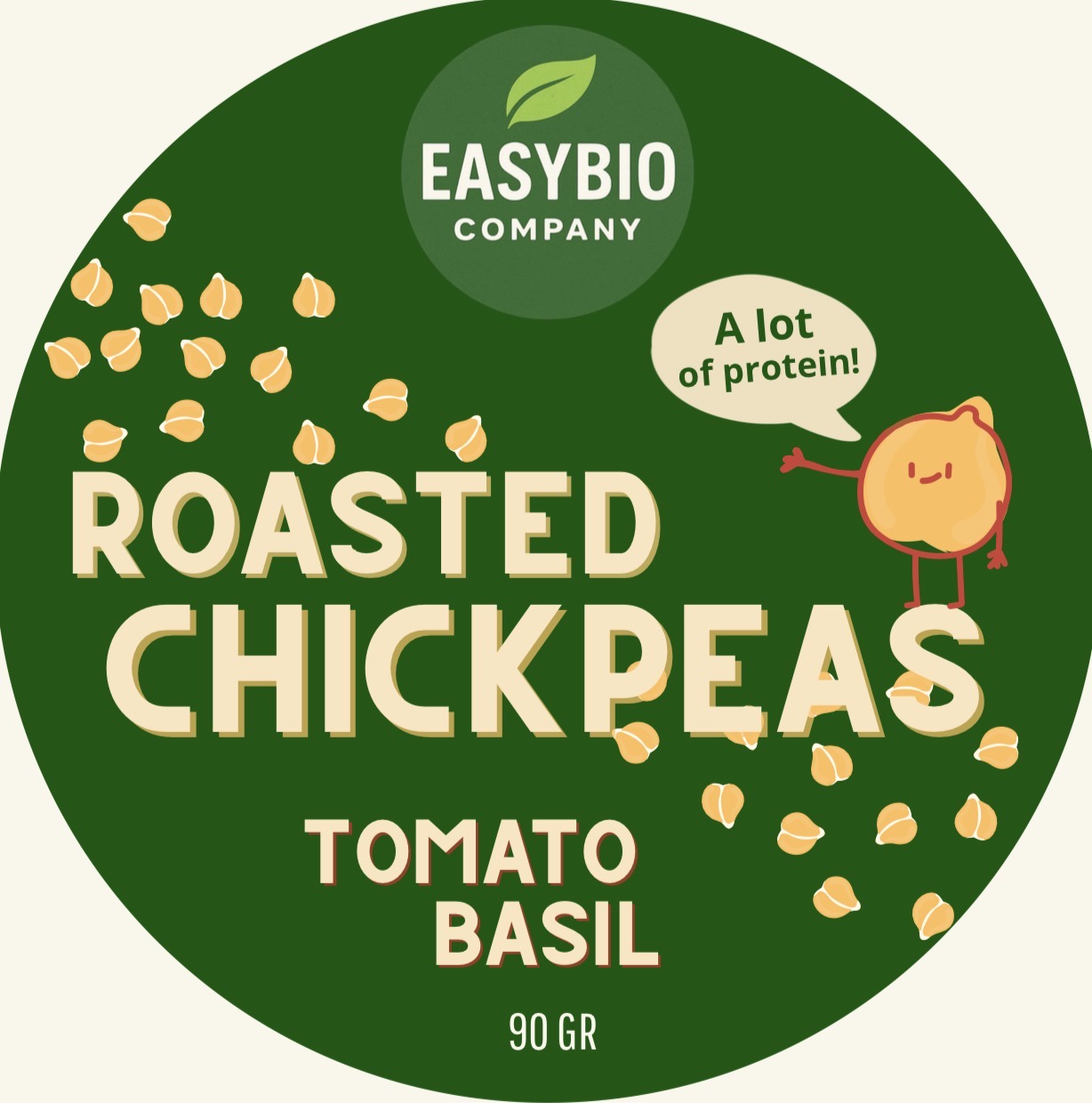 Roasted Chickpeas - Tomato Basil