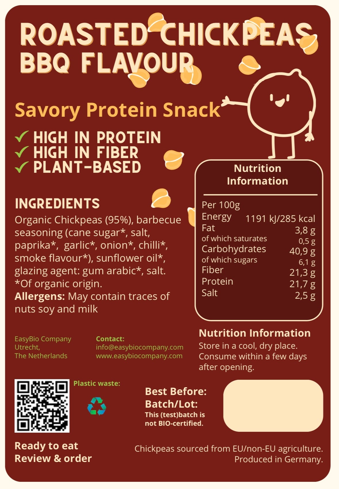 Geroosterde Kikkererwten - BBQ