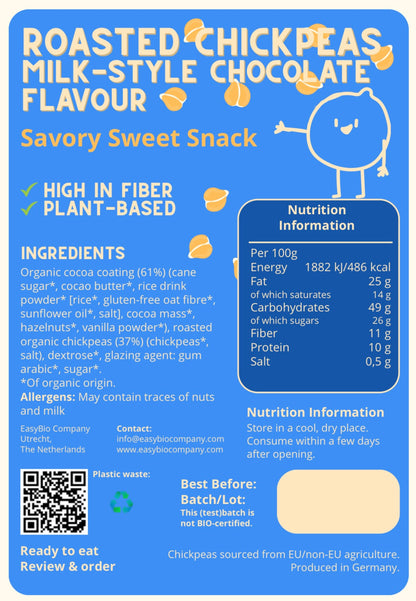 Geroosterde Kikkererwten - Milk-Style Chocolate